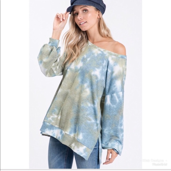 LAST 1! 💕Super Soft Tie Dye Oversized Sweatshirt - Picture 2 of 4